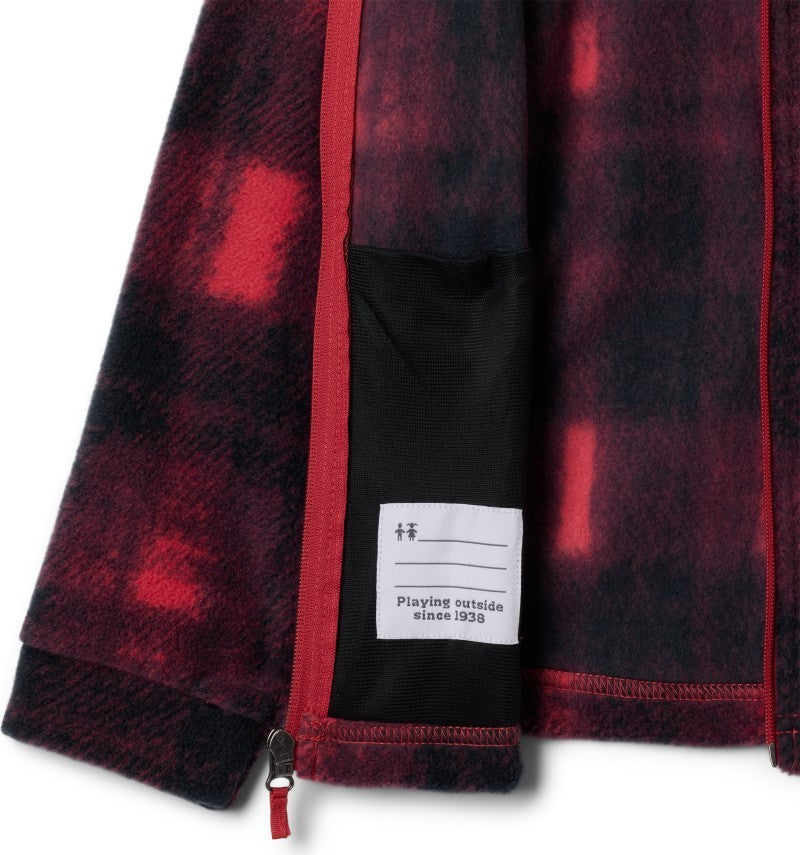 Benton Springs II Printed Fleece - Youth Girls - daredevil omblur tonal 1