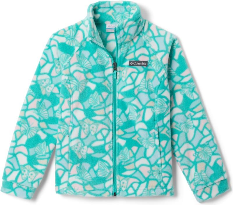 Benton Springs II Printed Fleece - Youth Girls - dolphin fly high 1