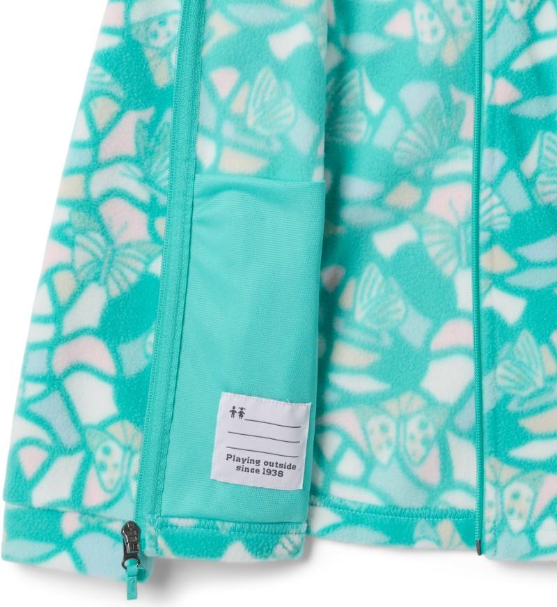 Benton Springs II Printed Fleece - Youth Girls - dolphin fly high 1