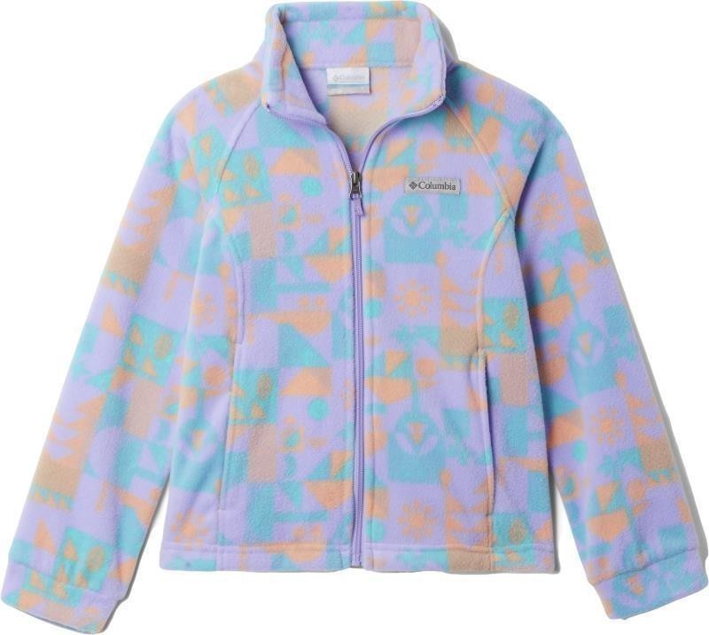 Benton Springs II Printed Fleece - Youth Girls - frosted purple quest 1