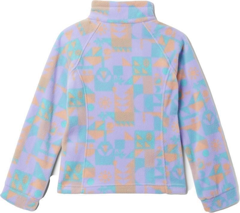 Benton Springs II Printed Fleece - Youth Girls - frosted purple quest 1