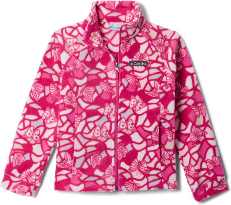 Benton Springs II Printed Fleece - Youth Girls - guava pink fly high 1