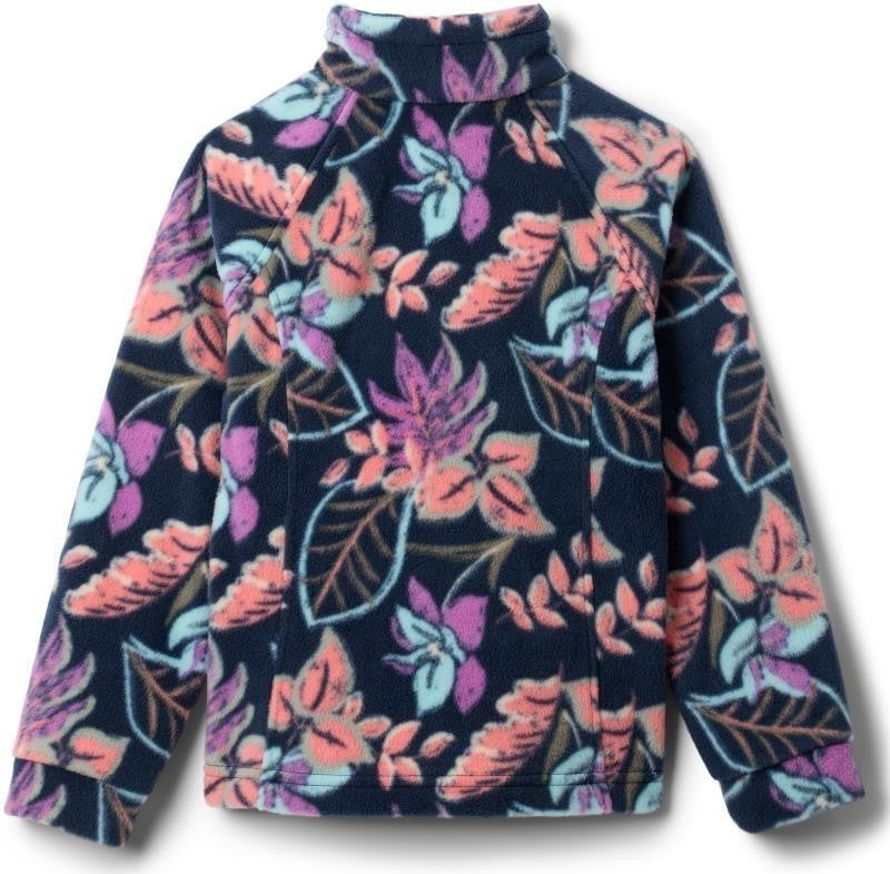 Benton Springs II Printed Fleece - Youth Girls - hot coral pasteled 1