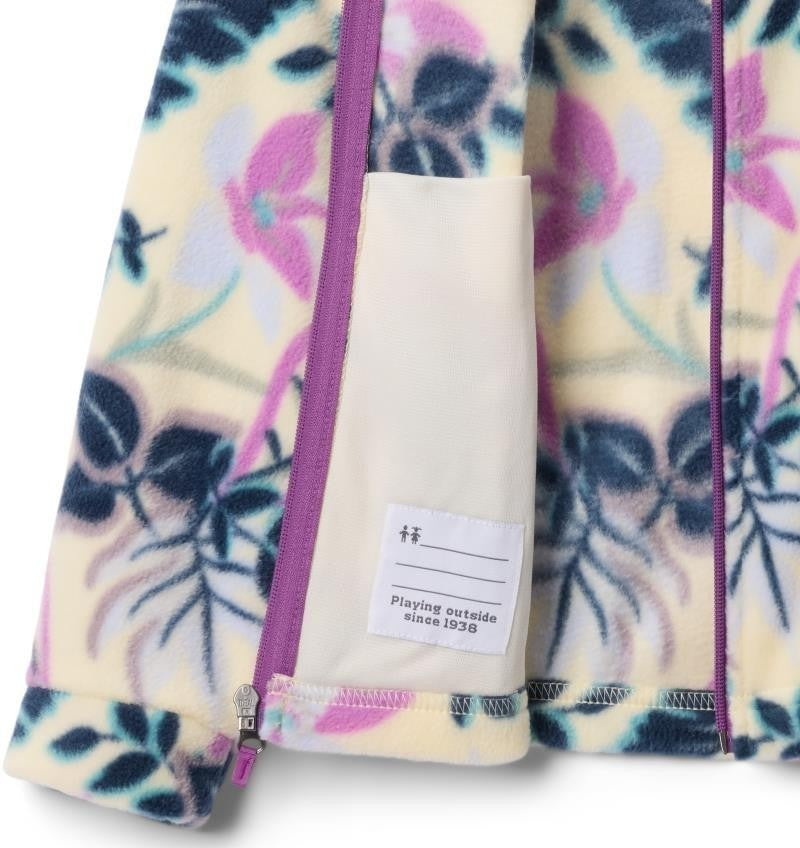 Benton Springs II Printed Fleece - Youth Girls - lemon wash pasteled 1