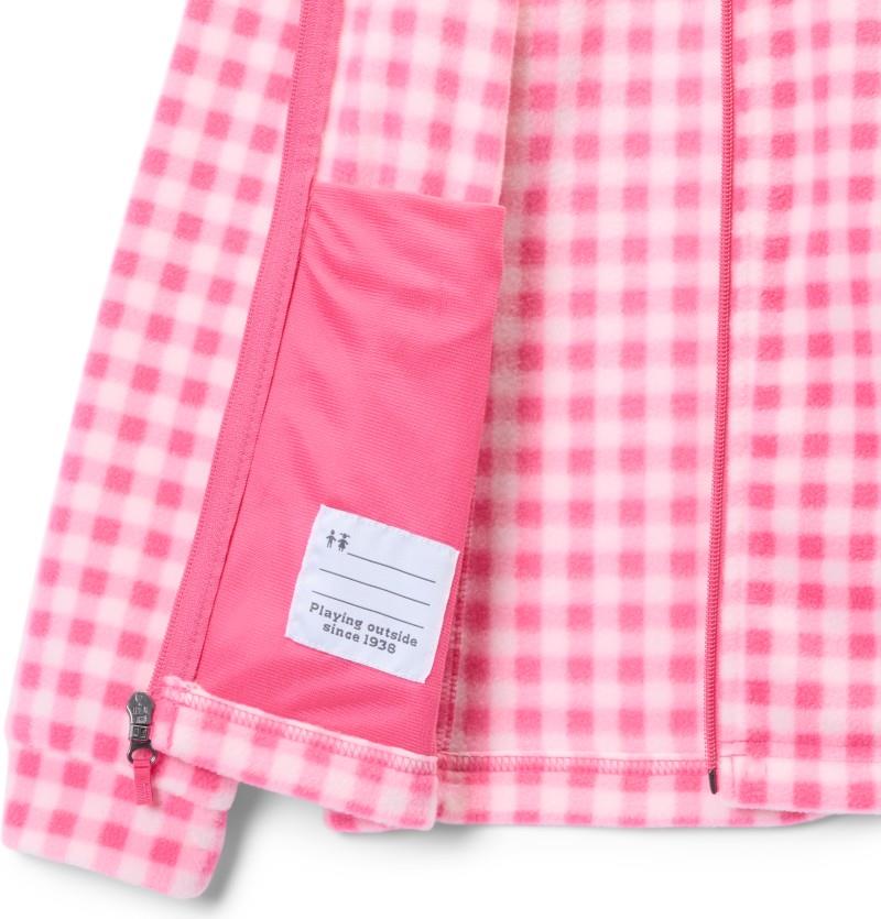Benton Springs II Printed Fleece - Youth Girls - nico gingham 1