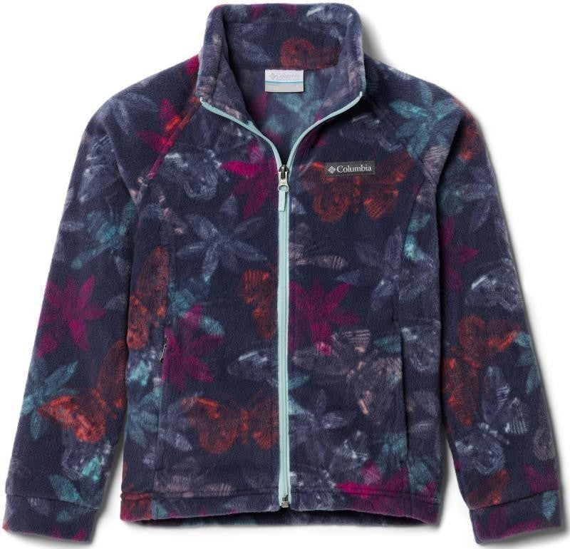 Benton Springs II Printed Fleece - Youth Girls - nocturnal flutterby 1