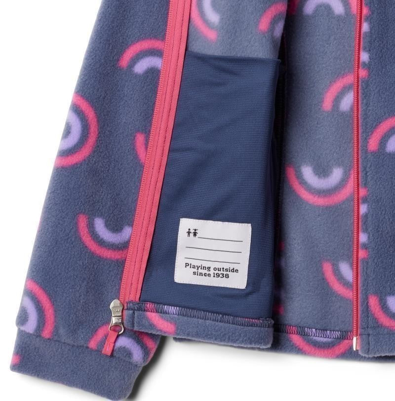 Benton Springs II Printed Fleece - Youth Girls - nocturnal rainbowy 1