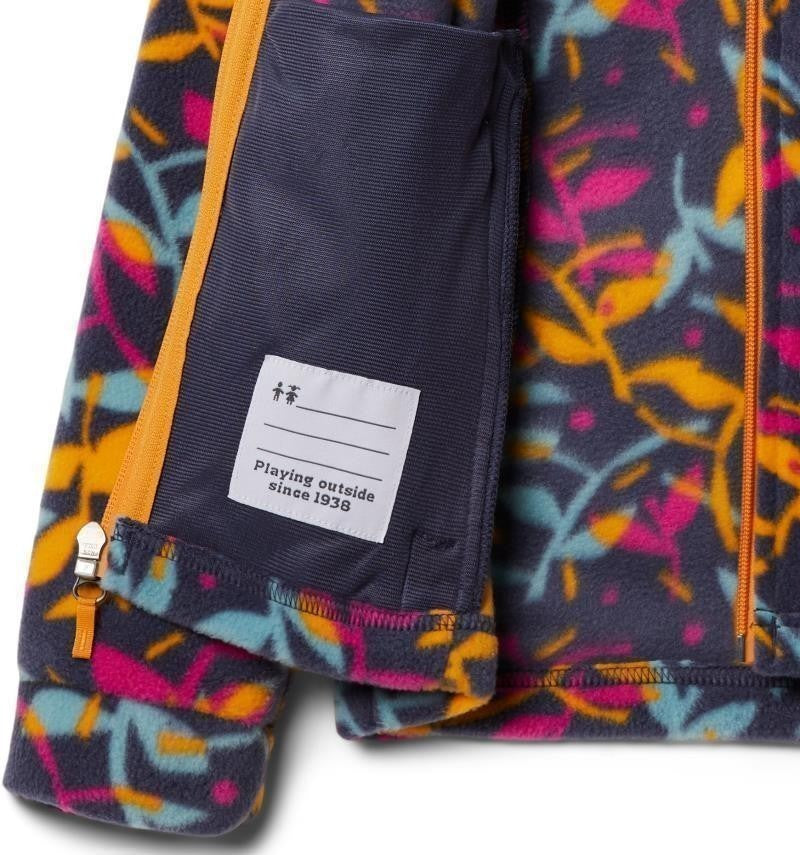 Benton Springs II Printed Fleece - Youth Girls - nocturnal scrap floral 1