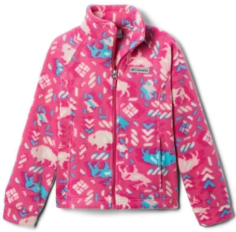 Benton Springs II Printed Fleece - Youth Girls - pink ice buffaloroam 1