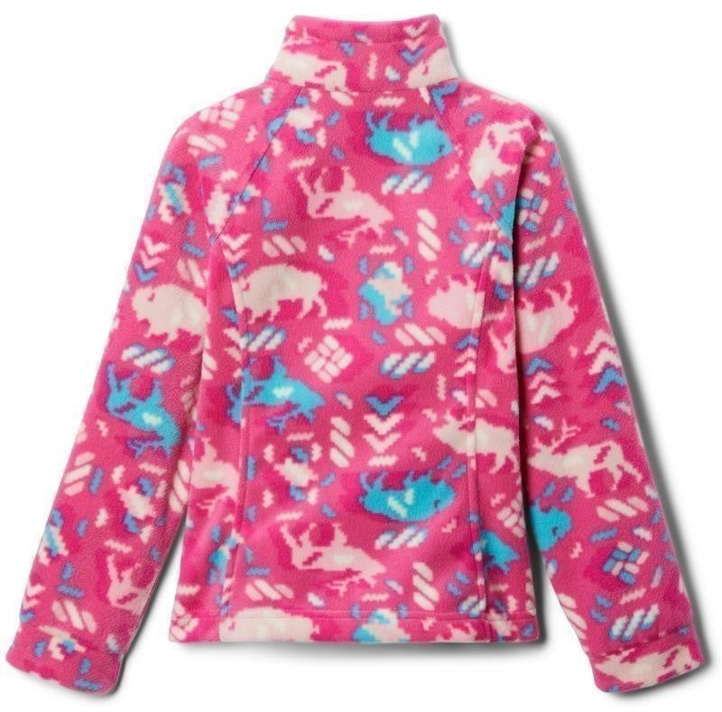 Benton Springs II Printed Fleece - Youth Girls - pink ice buffaloroam 1