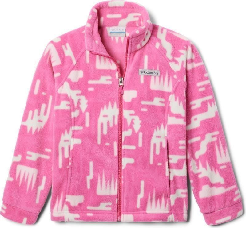 Benton Springs II Printed Fleece - Youth Girls - pink ice highland 1