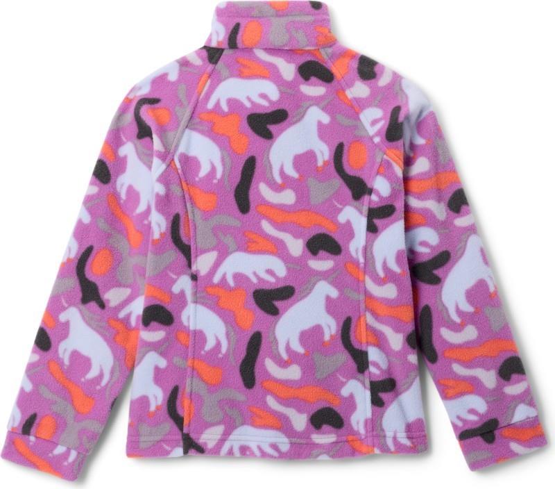 Benton Springs II Printed Fleece - Youth Girls - razzle uniflauge 1