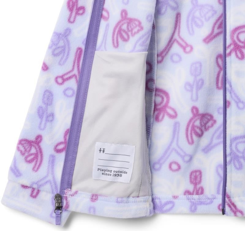 Benton Springs II Printed Fleece - Youth Girls - snowdrift marker made 1