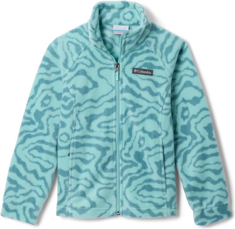 Benton Springs II Printed Fleece - Youth Girls - spray topoglitch tonal 1