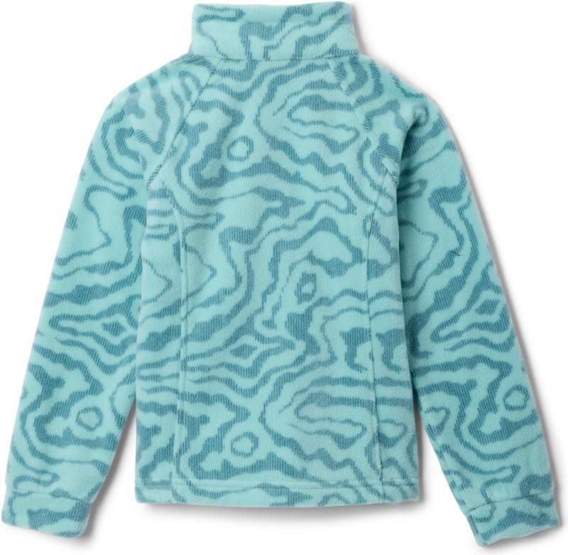 Benton Springs II Printed Fleece - Youth Girls - spray topoglitch tonal 1