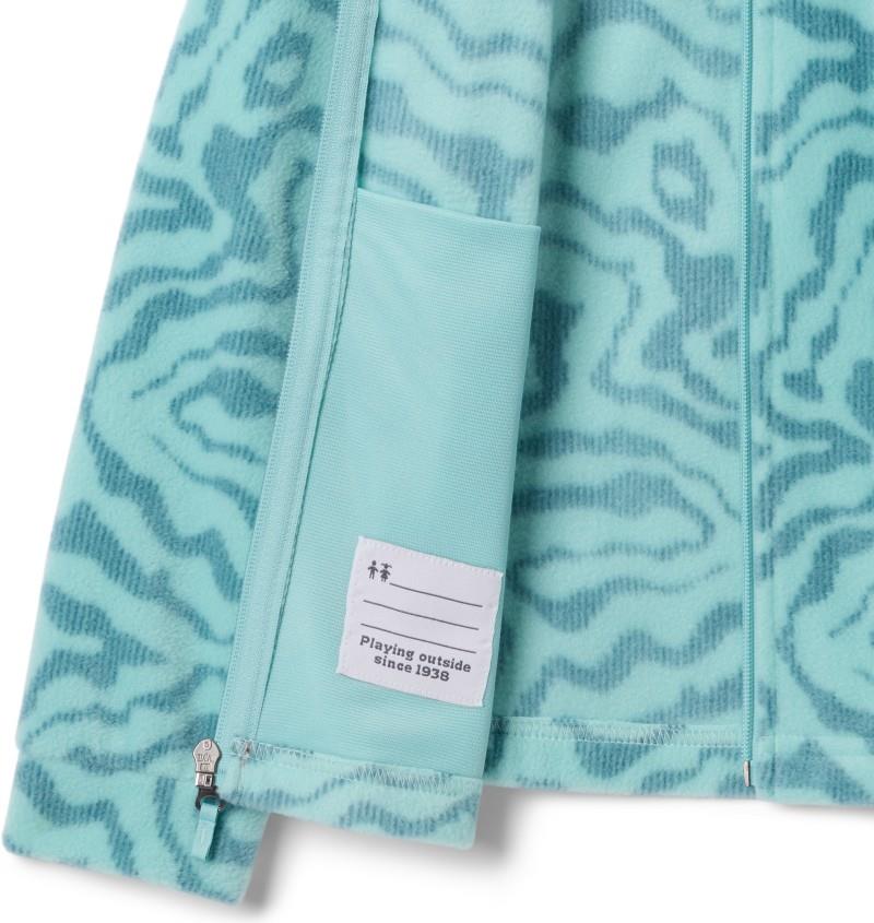 Benton Springs II Printed Fleece - Youth Girls - spray topoglitch tonal 1