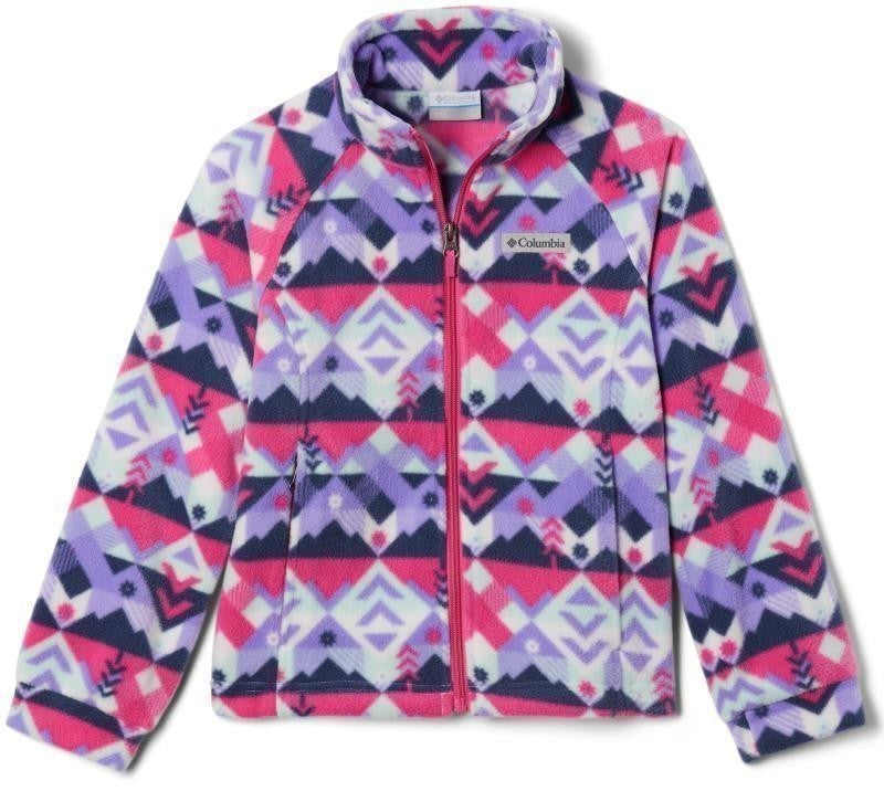 Benton Springs II Printed Fleece - Youth Girls - white checkpoint 1