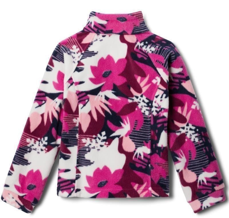 Benton Springs II Printed Fleece - Youth Girls - wild fuchsia scraptanical 1