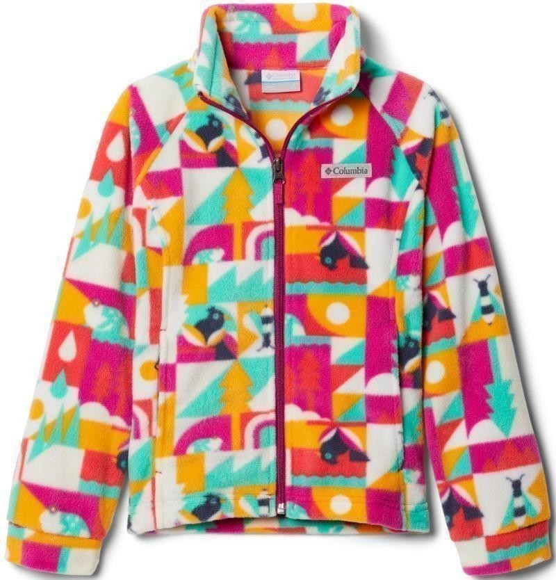 Benton Springs II Printed Fleece - Youth Girls - wild fuchsia summer escape 1