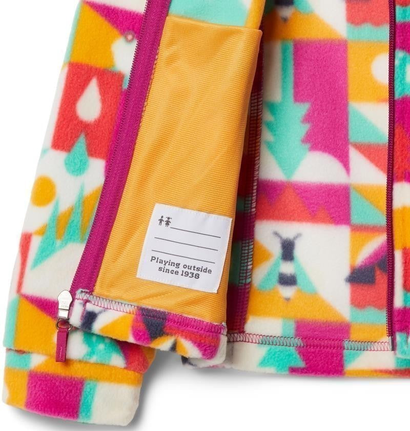 Benton Springs II Printed Fleece - Youth Girls - wild fuchsia summer escape 1