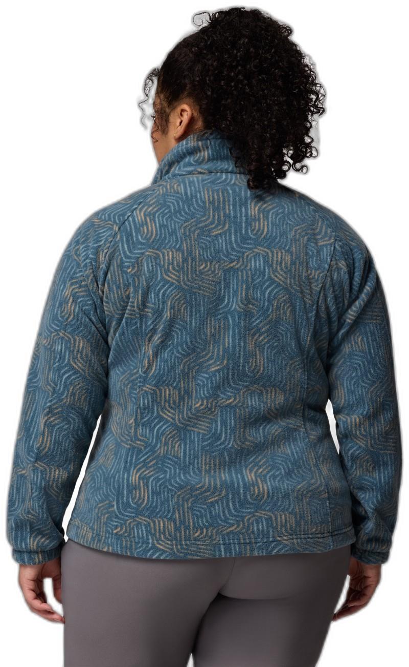 Benton Springs Printed Full-Zip, Extended - Womens - everblue flowfalls 1