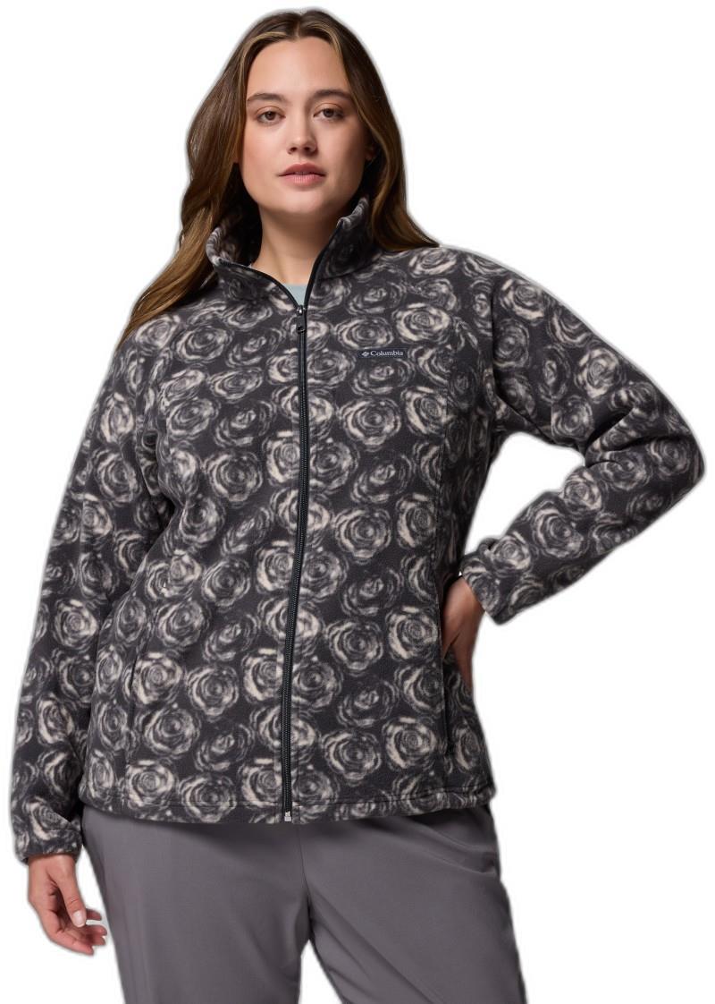 Benton Springs Printed Full-Zip, Extended - Womens - shark rose city 1