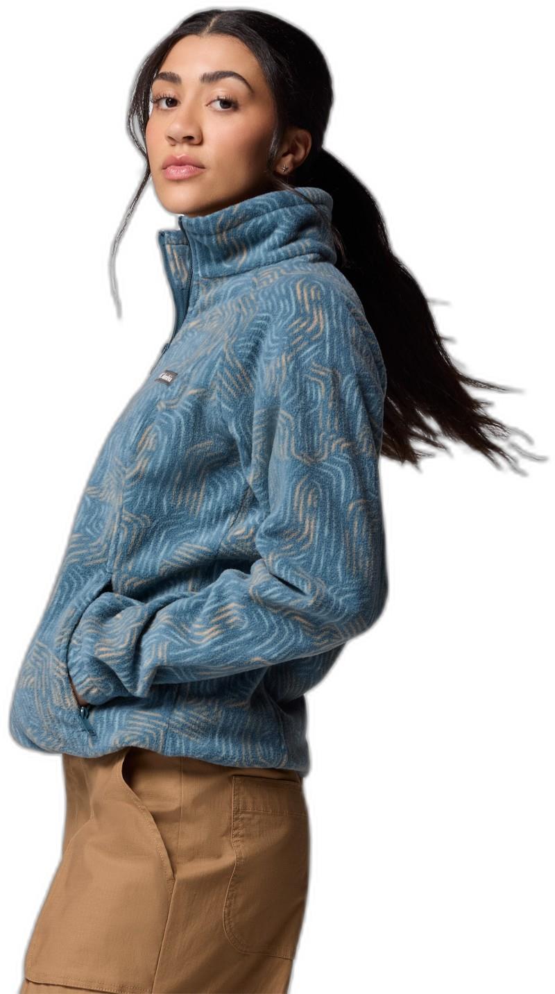 Benton Springs Printed Full-Zip - Womens - everblue flowfalls 1