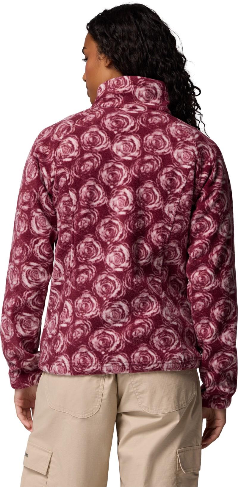 Benton Springs Printed Full-Zip - Womens - rich wine rose city 1
