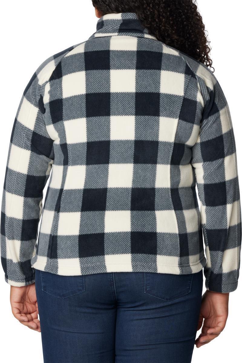 Benton Springs Printed Full Zip, Extended - Womens - Chalk Check Print 2