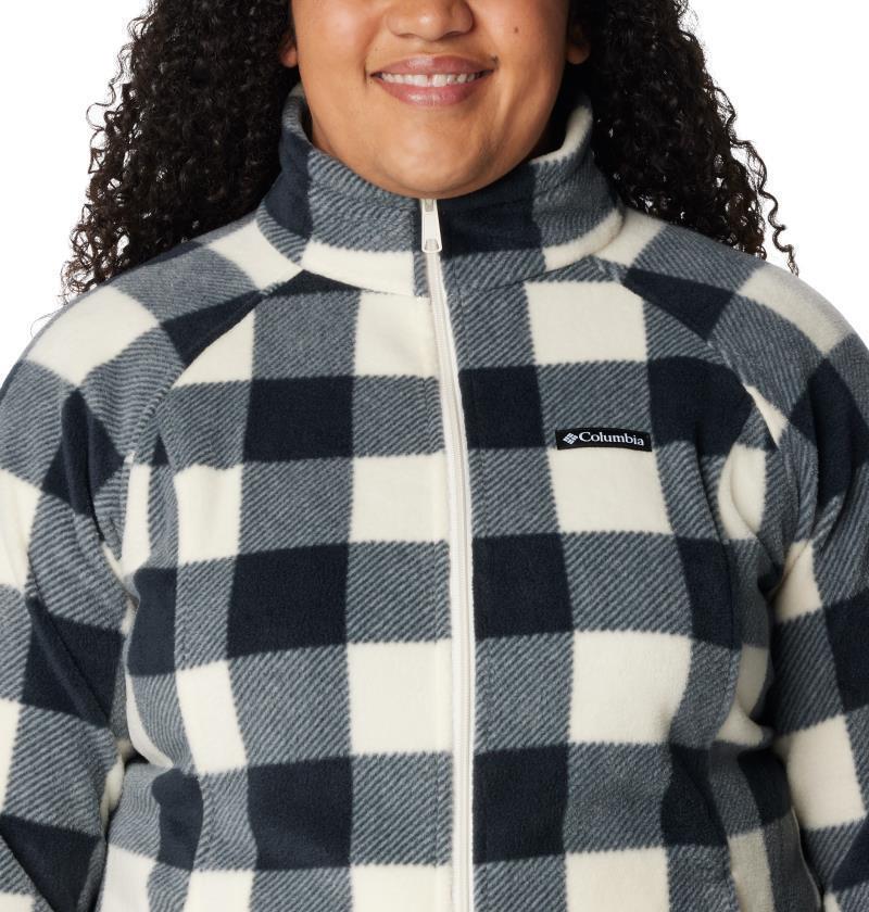 Benton Springs Printed Full Zip, Extended - Womens - Chalk Check Print 6