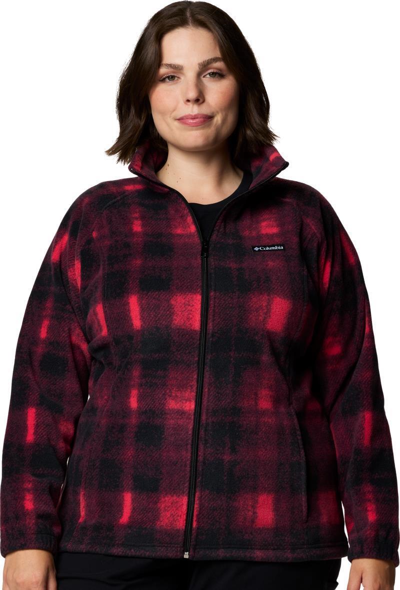 Benton Springs Printed Full Zip, Extended - Womens - Daredevil Omblur Tonal 1