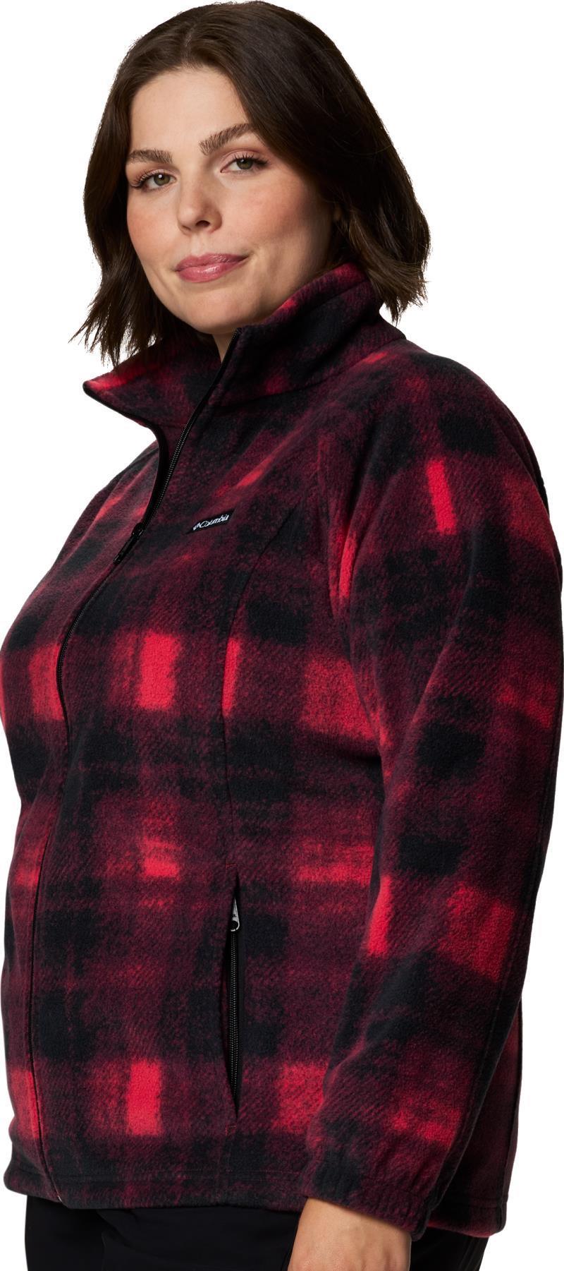 Benton Springs Printed Full Zip, Extended - Womens - Daredevil Omblur Tonal 2