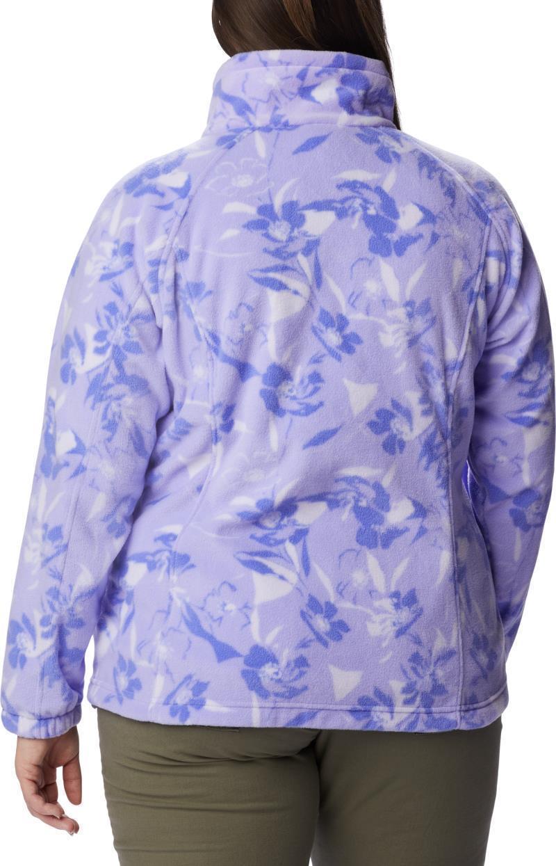 Benton Springs Printed Full Zip, Extended - Womens - Frosted Purple / Pop Flora Tonal 2