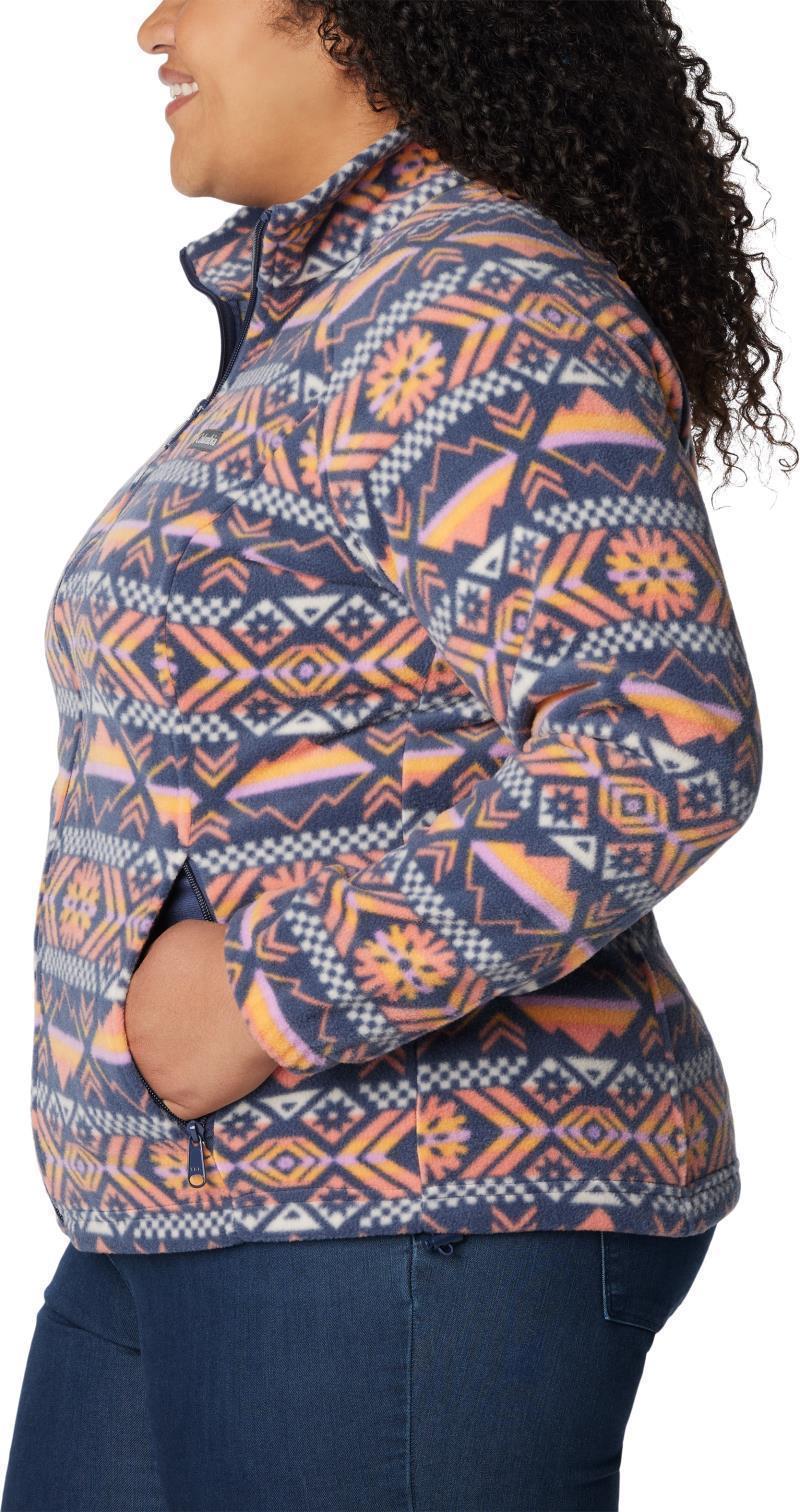 Benton Springs Printed Full Zip, Extended - Womens - Nocturnal Checkered Peaks 5