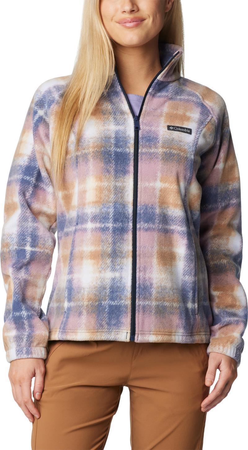 Benton Springs Printed Full Zip, Extended - Womens - Nocturnal Omblur 1