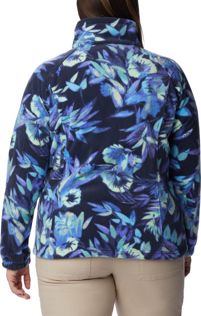 Benton Springs Printed Full Zip, Extended - Womens - Nocturnal / Wisterian 2