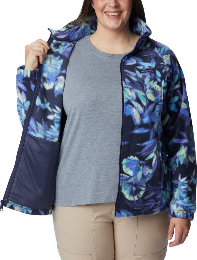 Benton Springs Printed Full Zip, Extended - Womens - Nocturnal / Wisterian 4