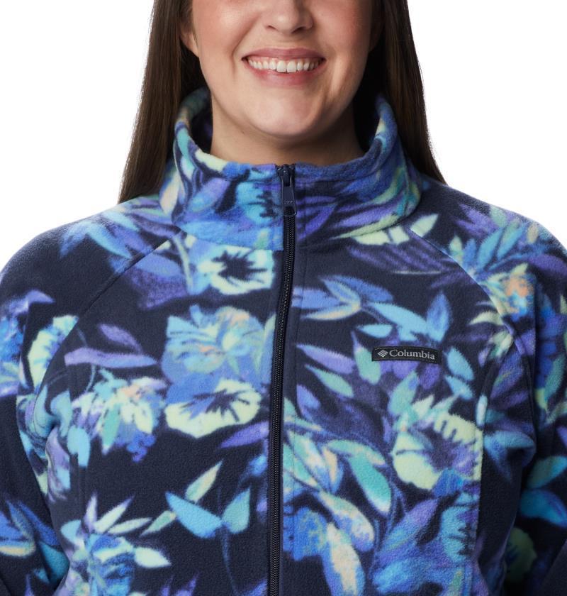Benton Springs Printed Full Zip, Extended - Womens - Nocturnal / Wisterian 6