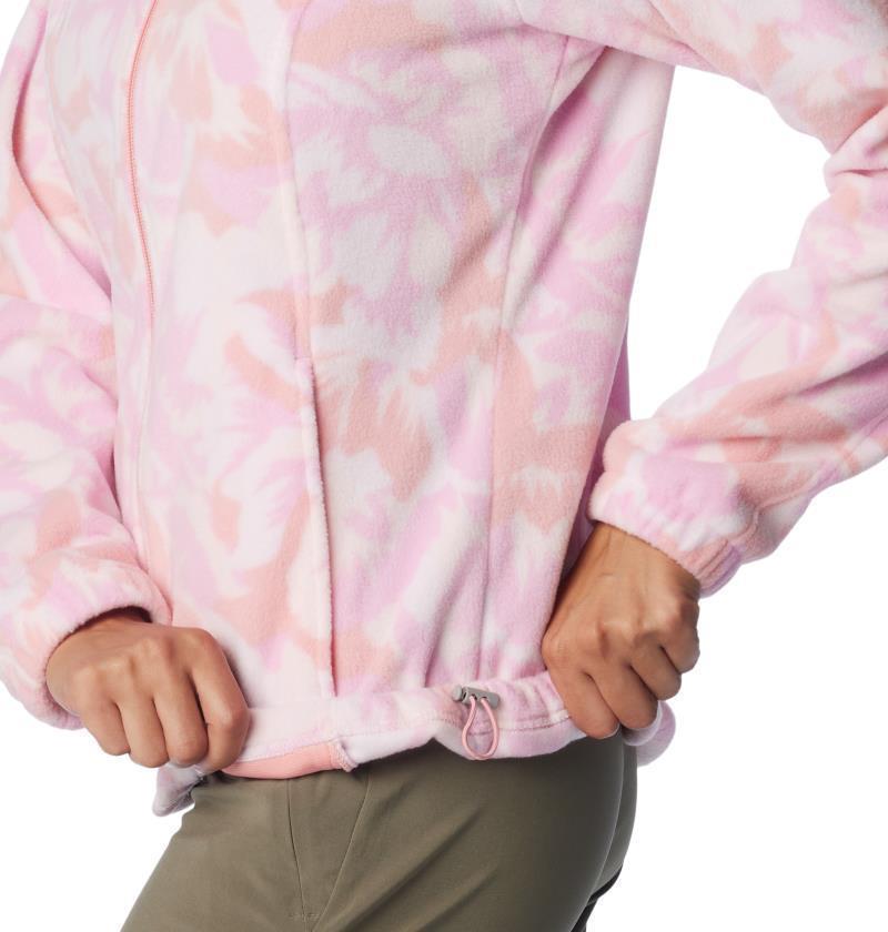 Benton Springs Printed Full Zip, Extended - Womens - Salmon Rose Peonies 7