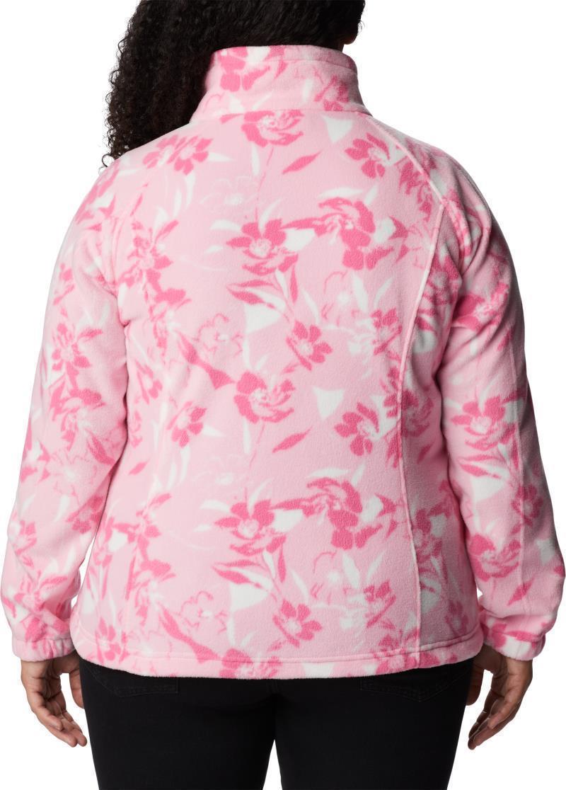 Benton Springs Printed Full Zip, Extended - Womens - Wild Rose / Pop Flora Tonal 2