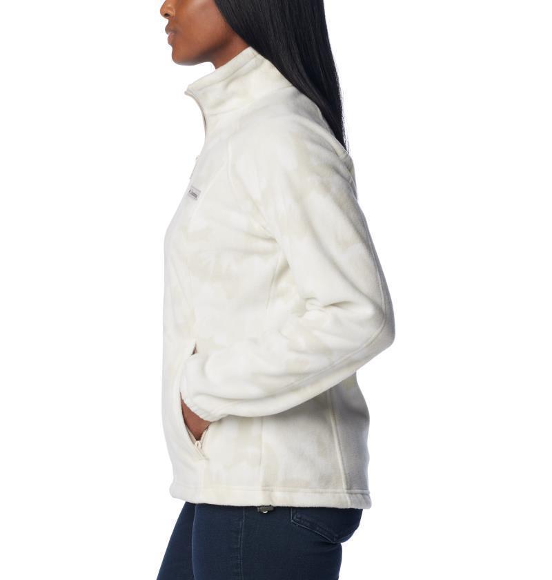 Benton Springs Printed Full Zip - Womens - Dark Stone Peonies 3