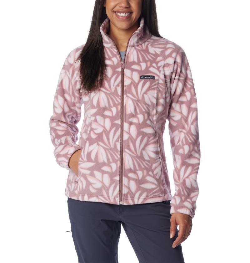 Benton Springs Printed Full Zip - Womens - Fig Areca 1