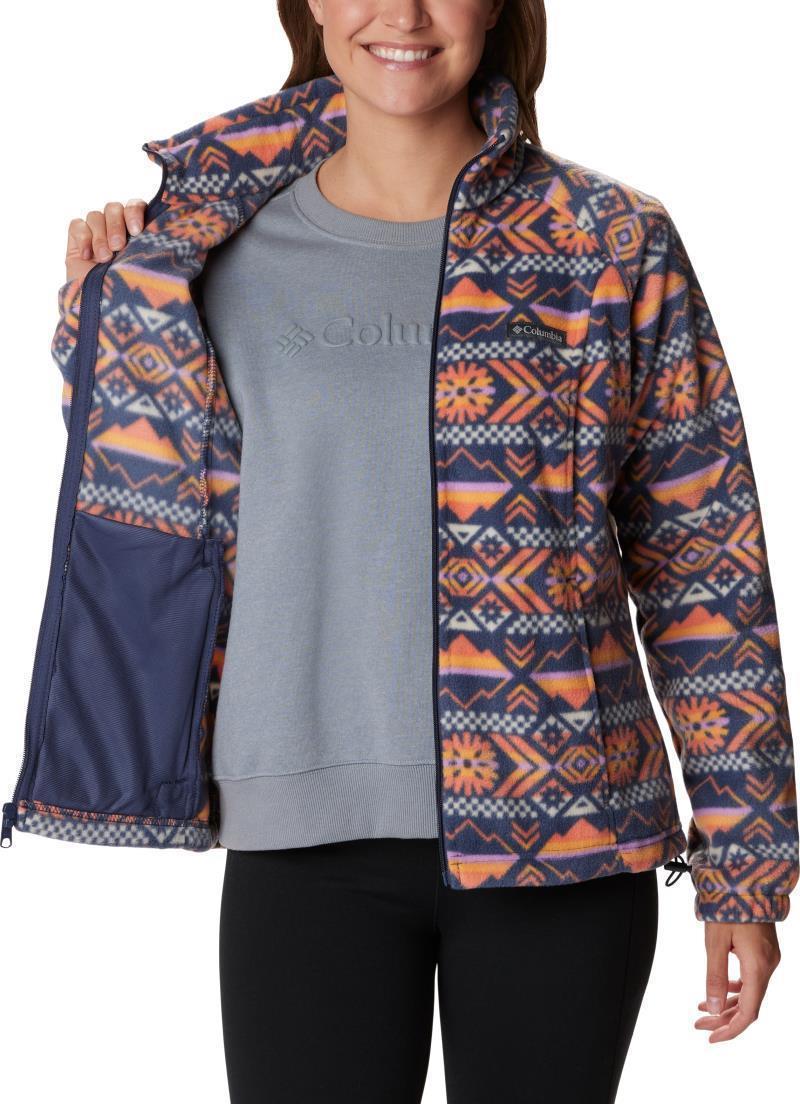 Benton Springs Printed Full Zip - Womens - Nocturnal Checkered Peaks 4