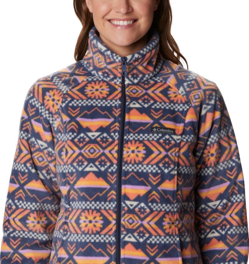 Benton Springs Printed Full Zip - Womens - Nocturnal Checkered Peaks 6