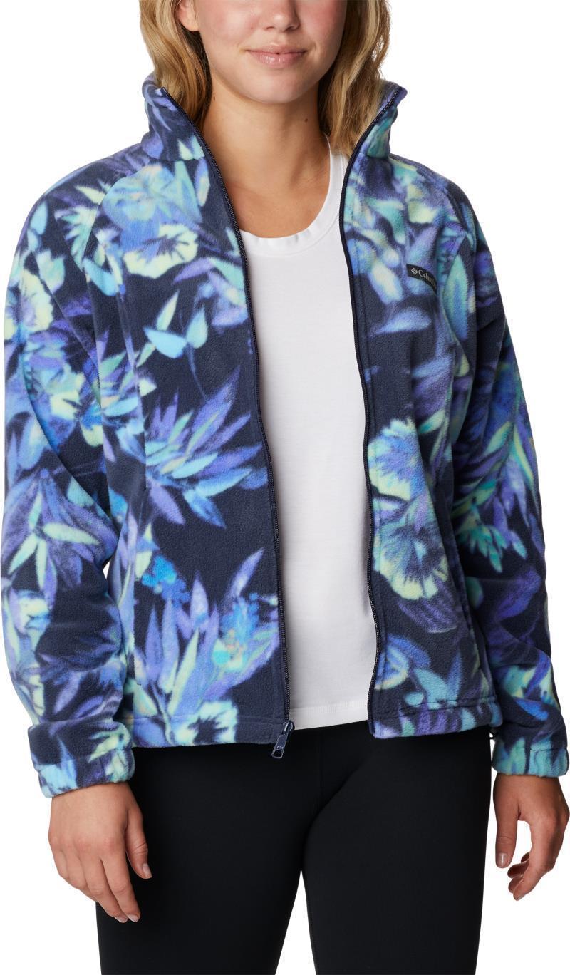 Benton Springs Printed Full Zip - Womens - Nocturnal / Wisterian 3