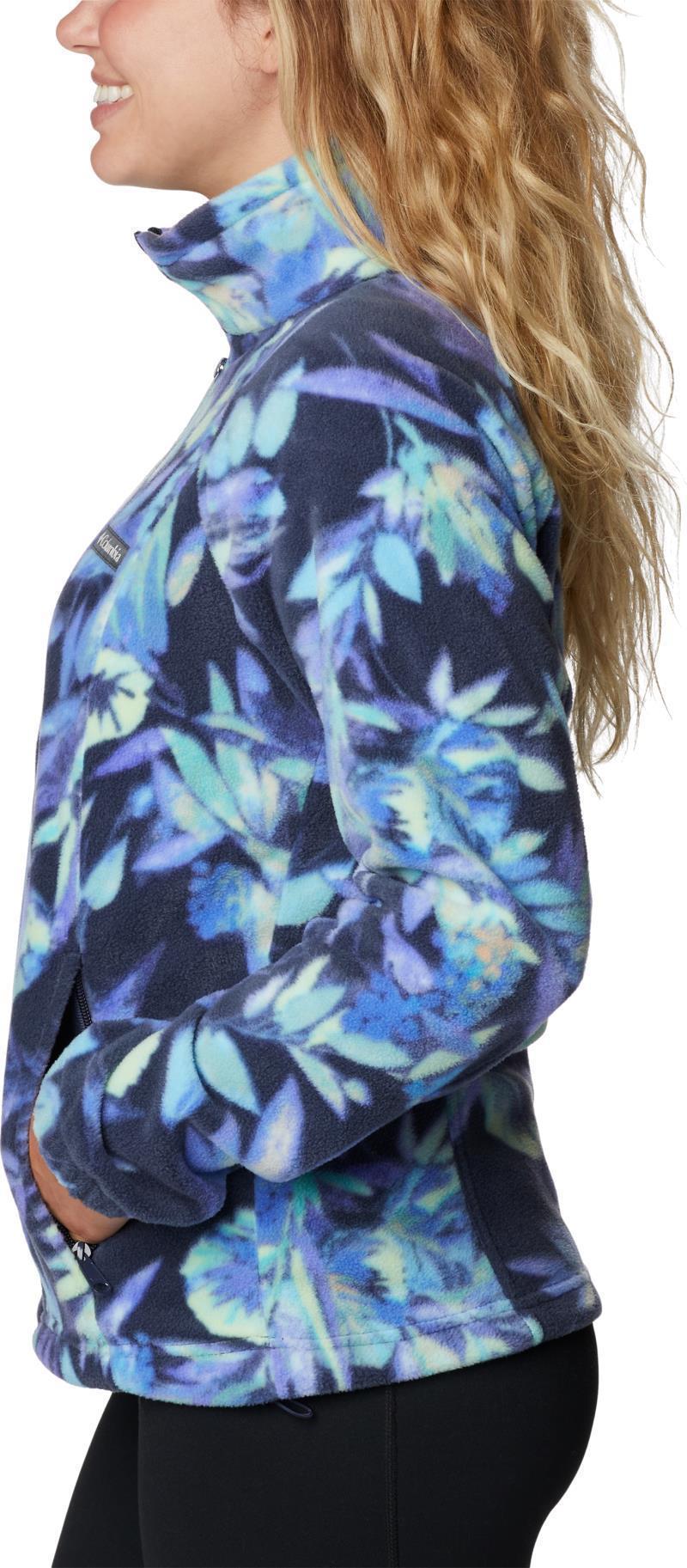 Benton Springs Printed Full Zip - Womens - Nocturnal / Wisterian 4