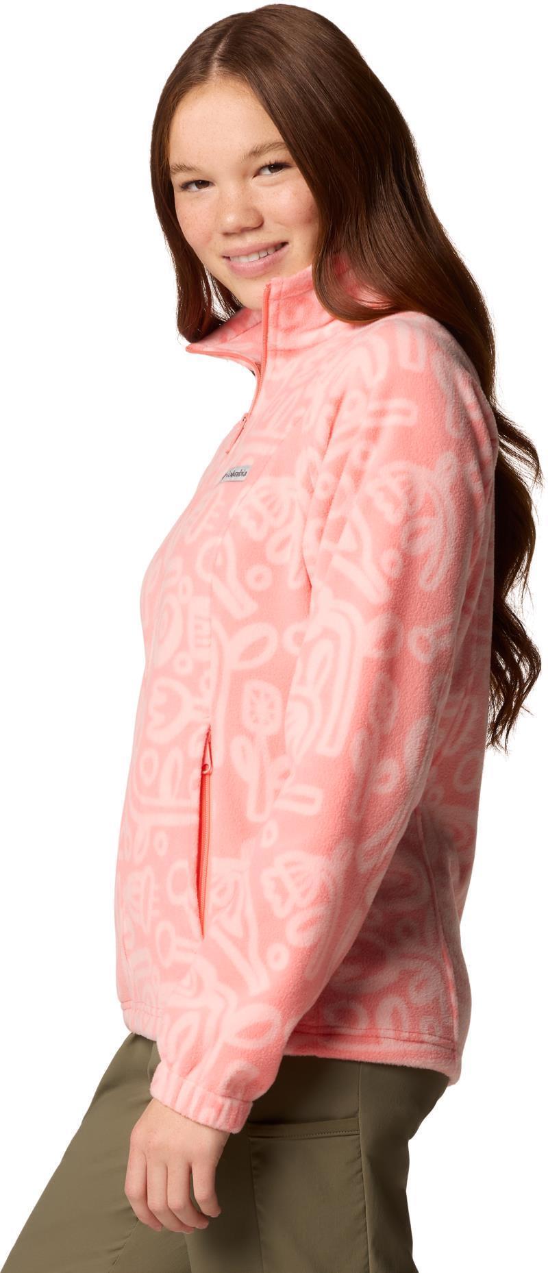 Benton Springs Printed Full Zip - Womens - alpenglow marker made tonal 1