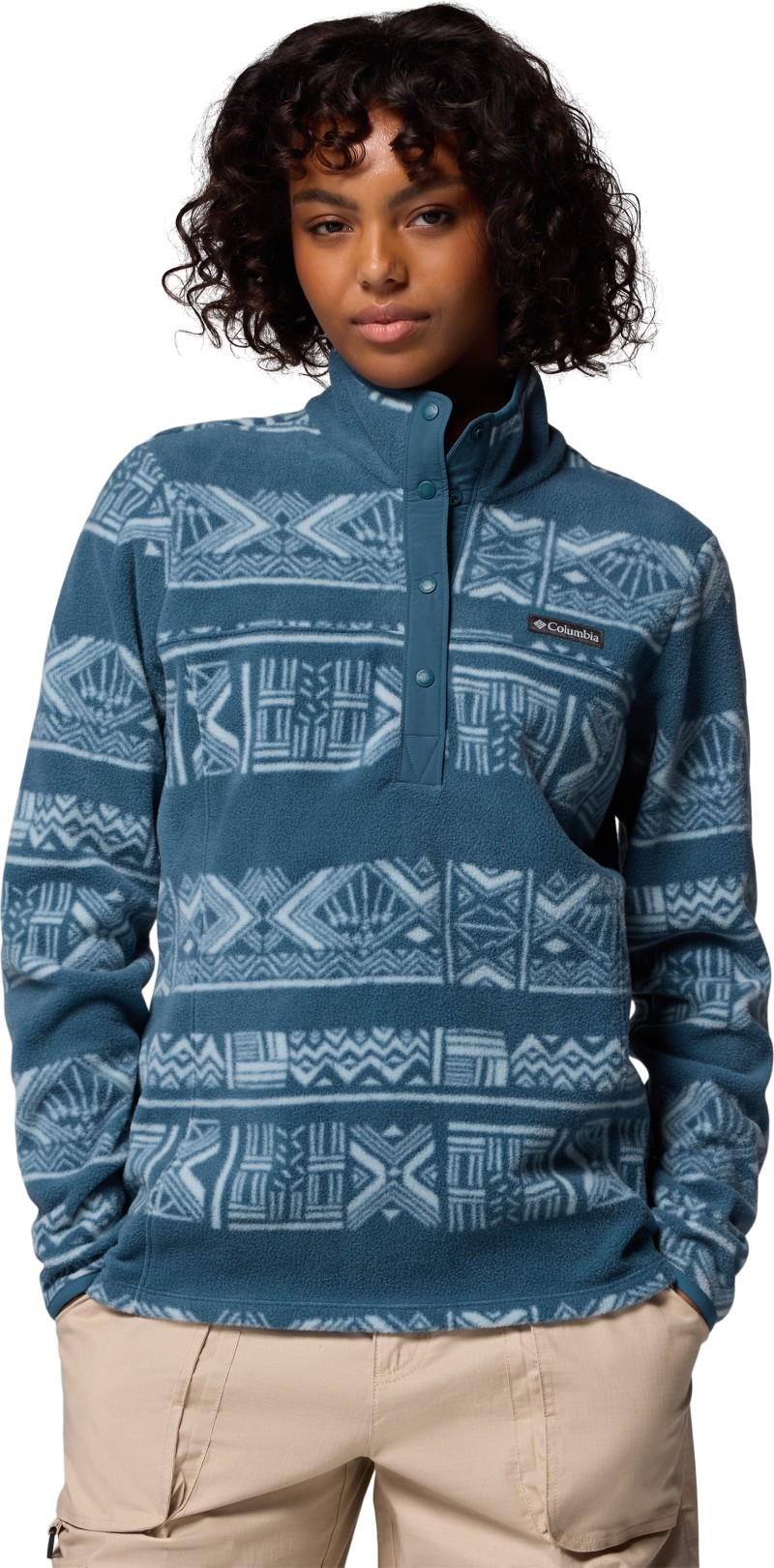 Benton Springs Printed Half-Snap, Extended - Womens - everblue deschutes days 1