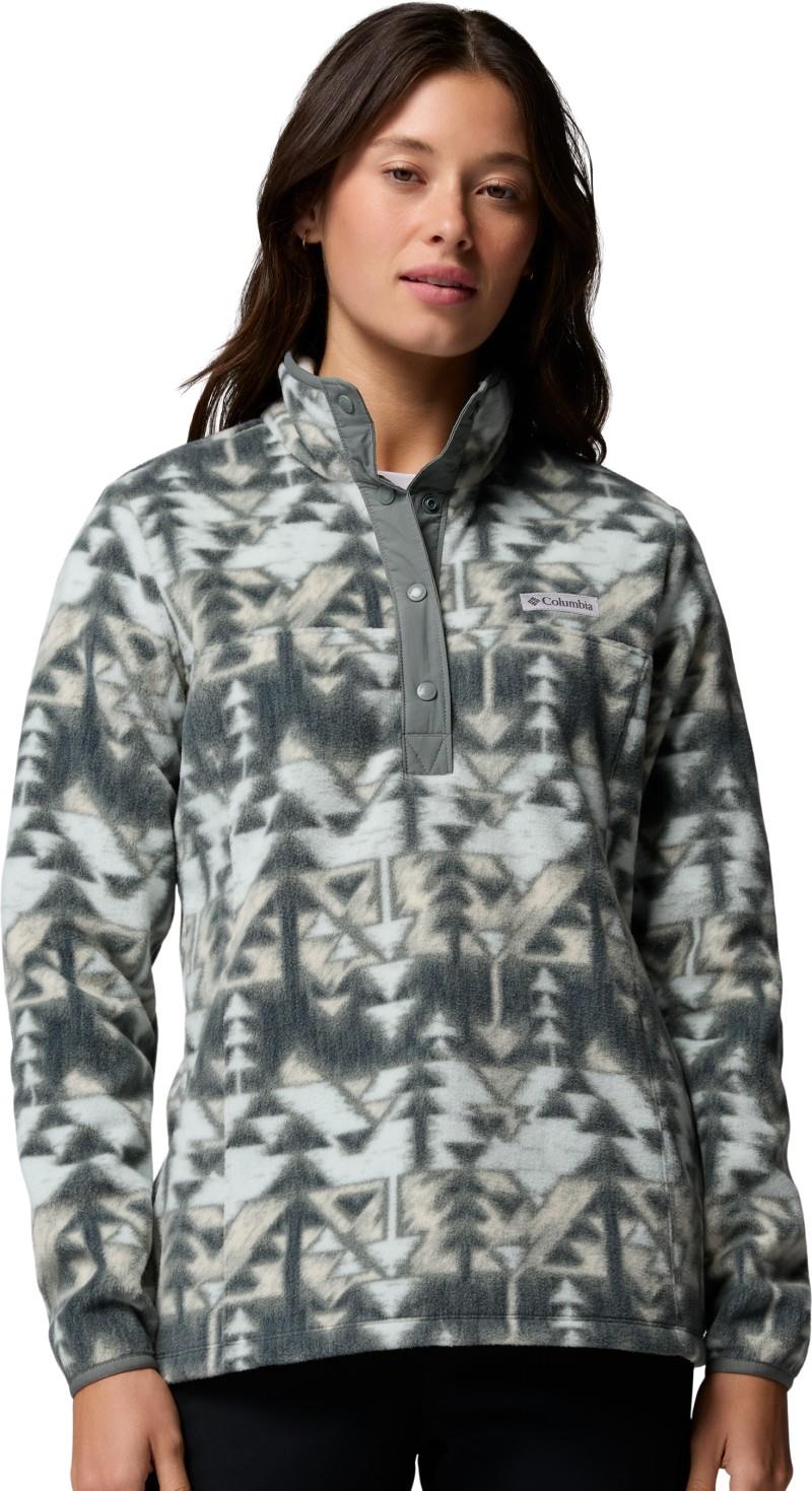 Benton Springs Printed Half-Snap, Extended - Womens - sedona sage / sketchup 1