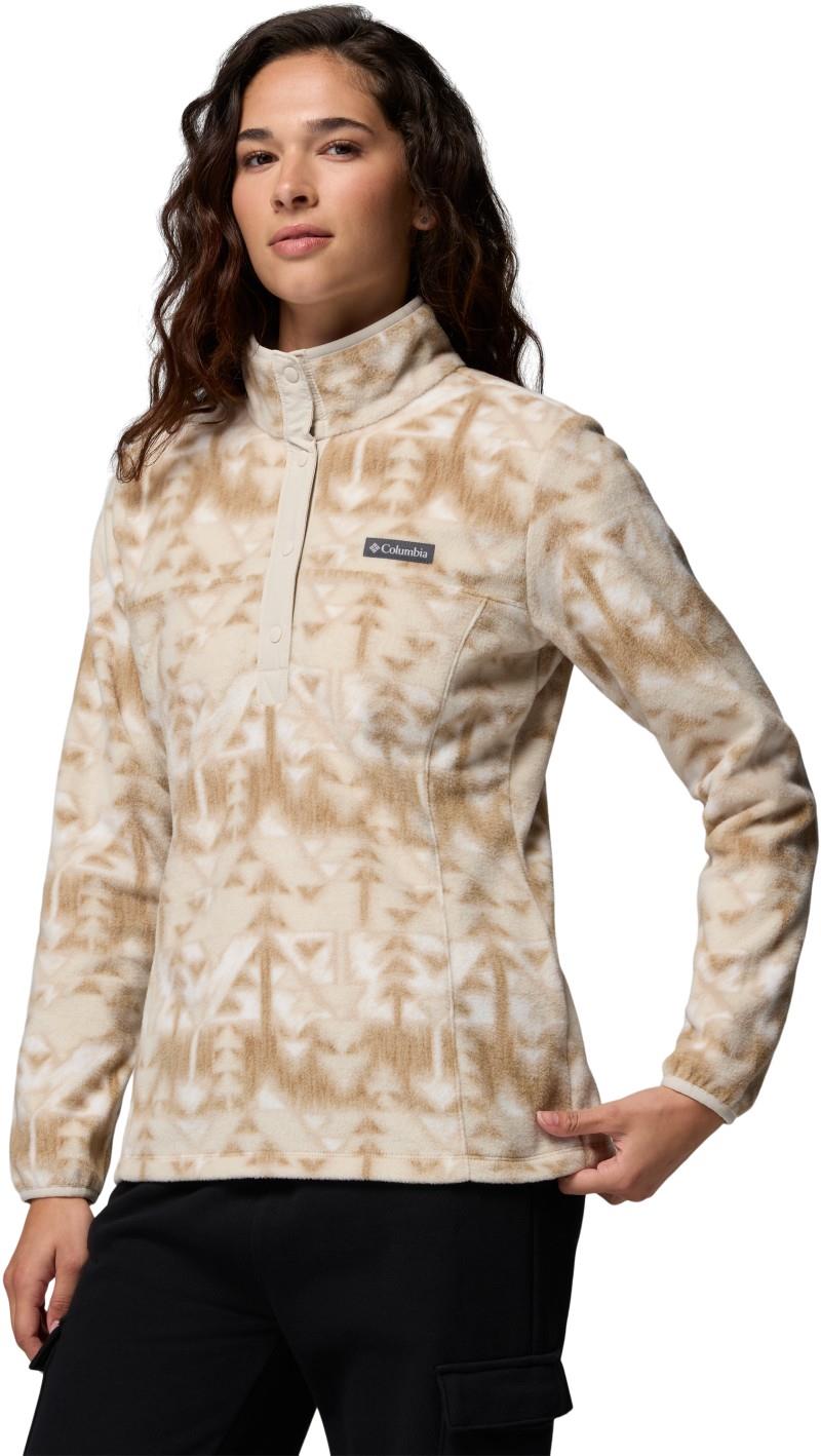 Benton Springs Printed Half-Snap - Womens - ancient fossil / sketchup 1